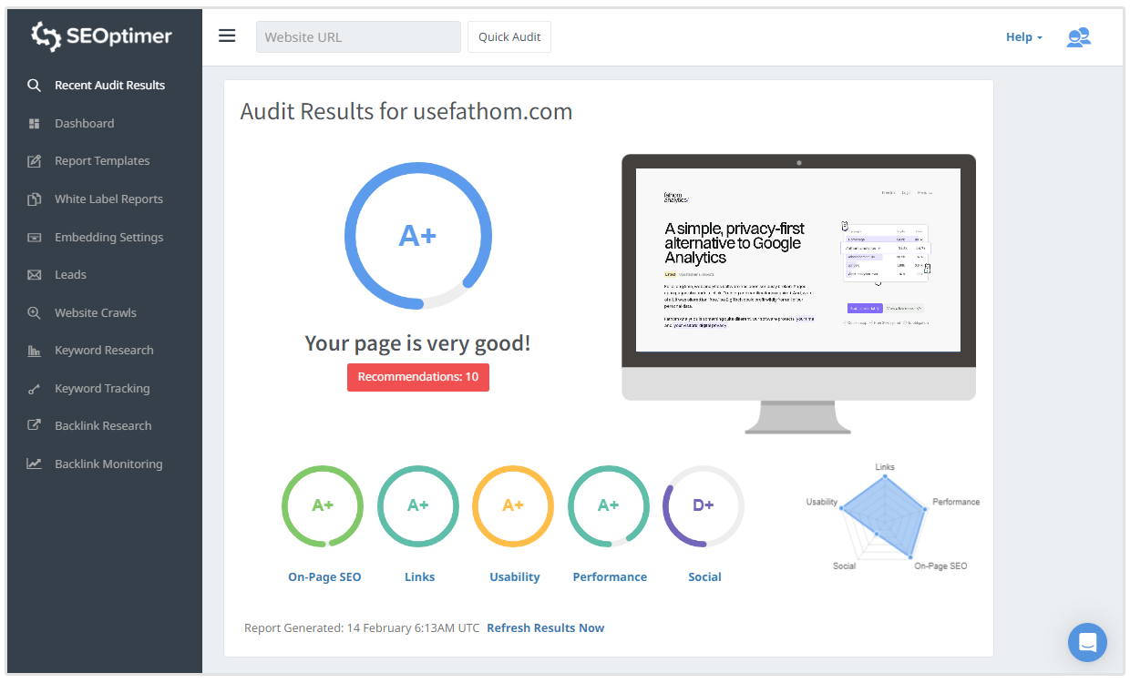 seo audit tool